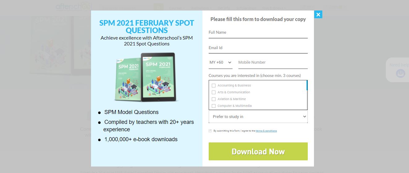 Download Your SPM 2021 February Spot Questions Here!